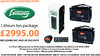 Whisperpower Lithium Ion battery bundle